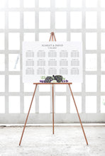 Load image into Gallery viewer, Floral Artichoke Wedding Seating Chart
