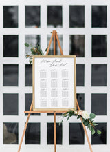 Load image into Gallery viewer, Romantic Minimalistic Wedding Seating Chart
