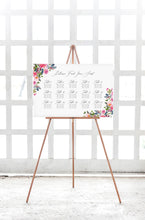 Load image into Gallery viewer, Wildflower Watercolor Wedding Seating Chart
