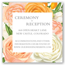 Load image into Gallery viewer, Pink Floral and Tangerine Wedding Invitation Suite

