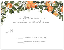 Load image into Gallery viewer, Romantic Orange and Green Wedding Invitation Suite

