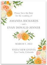 Load image into Gallery viewer, Spring Floral and Citrus Wedding Invitation Suite
