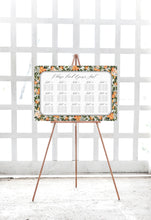 Load image into Gallery viewer, Orange Citrus Dream Wedding Seating Chart
