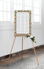 Load image into Gallery viewer, Orange Citrus Dream Wedding Seating Chart
