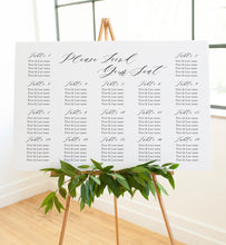 Load image into Gallery viewer, Romantic Minimalistic Wedding Seating Chart
