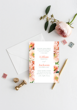Load image into Gallery viewer, Garden Floral Wedding Invitation Suite
