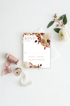 Load image into Gallery viewer, Fall Garden Wedding Invitation Suite
