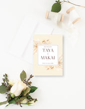 Load image into Gallery viewer, Modern Boho Wedding Invitation Suite
