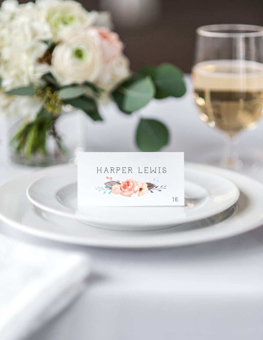 Rustic Summer Chic Wedding Place Cards
