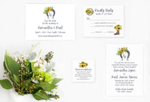 Load image into Gallery viewer, Rustic Chic Wedding Invitation Suite
