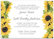 Load image into Gallery viewer, Sunflower Dreams Wedding Invitation Suite
