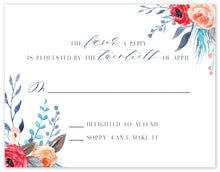 Load image into Gallery viewer, Bold Summer Floral Wedding invitation Suite
