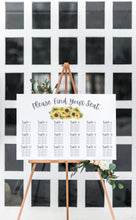 Load image into Gallery viewer, Rustic Chic Wedding Seating Chart
