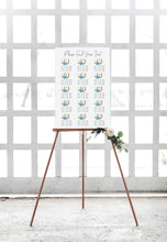 Load image into Gallery viewer, Country Floral Wedding Seating Chart
