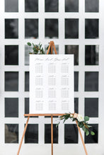 Load image into Gallery viewer, Minimalist Floral Wedding Seating Chart
