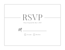 Load image into Gallery viewer, Classic Black and White Wedding Invitation Suite
