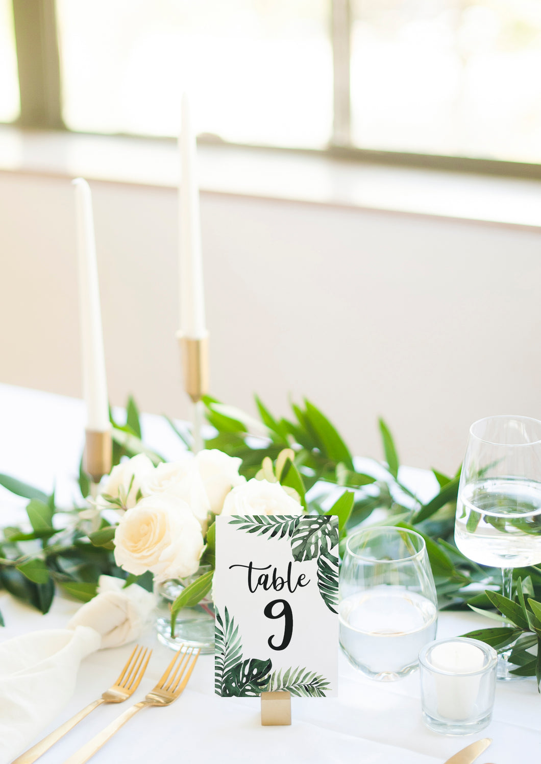 Destination Delight Wedding Table Numbers