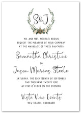 Load image into Gallery viewer, Classic Sage and Blush Wedding Invitation Suite
