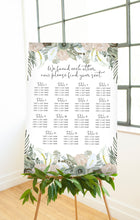 Load image into Gallery viewer, Romantic Blush and Sage Floral Wedding Seating Chart
